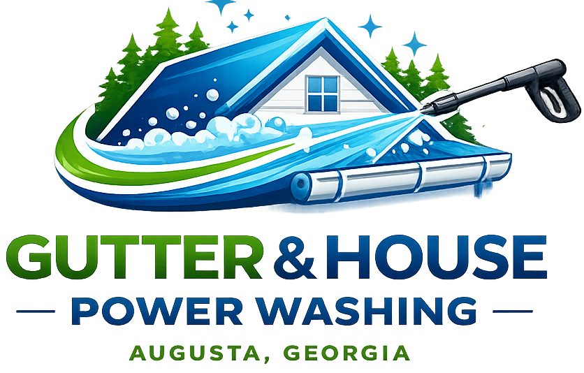 Gutter Cleaning, House Washing Logo